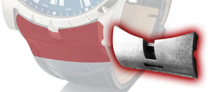 Watch Leather Strap Inserts for Roger Dubuis Excalibur 42mm Watch Band