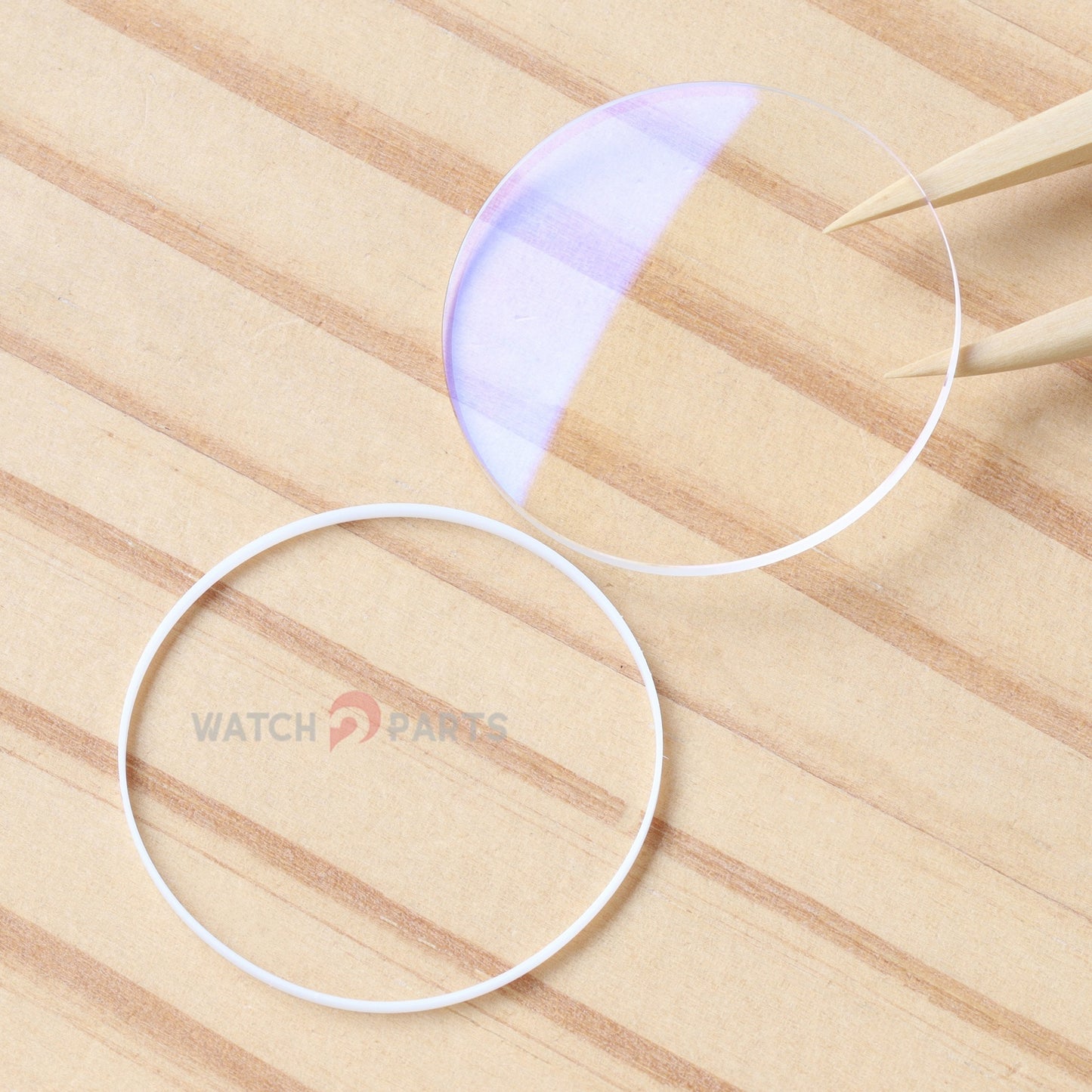 AR Coating Watch Sapphire Crystal&Gasket for IWC Pilot's Watch Automatic 36 IW3240 36mm Glass - watch2parts