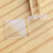 Mira Cristal de zafiro para Cartier Tank MC 3589 Class delantero y estuche Back Watch Glass