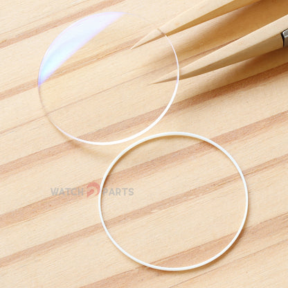 Double Domed Sapphire Crystal&Gasket for Vacheron Constantin VC Retrograde 47245 38mm Watch Glass