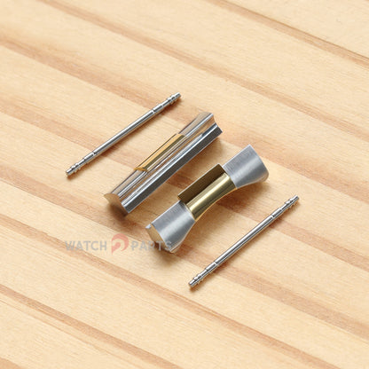 Strap End Link for Rolex 126300 126334 126331 126333 Datejust 41 Watch Rubber/Leather Band