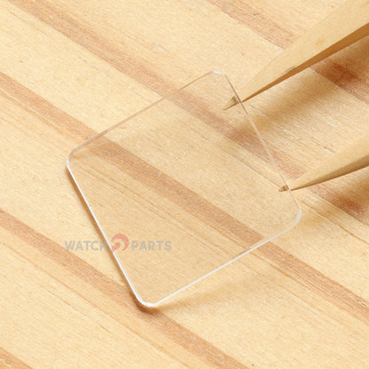 Square Flat Watch Glass for Chopard Happy Sport 278892/278893/276679 Sapphire Crystal