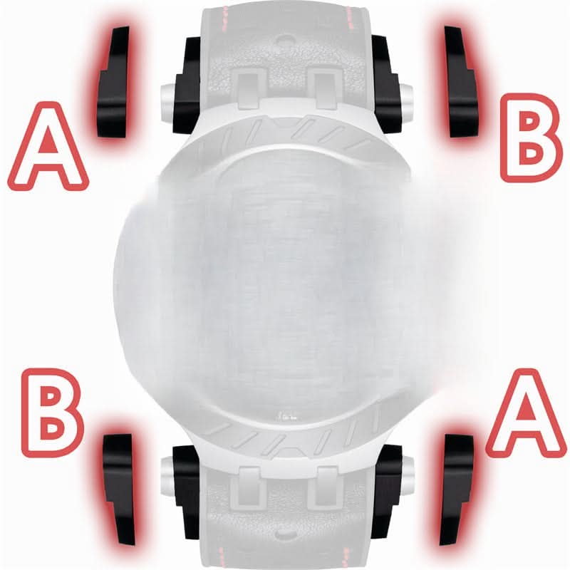 steel watch band protect guard parts for Tissot T-Sport T-Race T115 watch strap