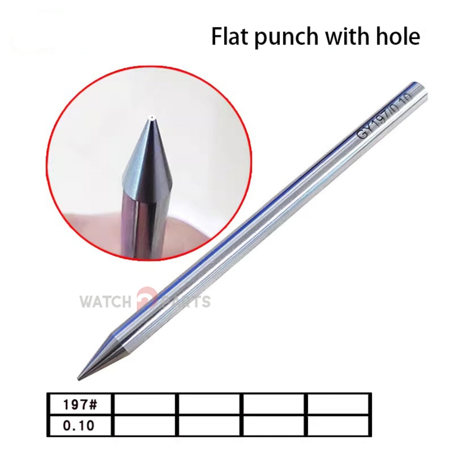 Professional Watchmaker Staking Set–Precision Punch&Anvil Bench Tool Kit for Pressing Hands&Balance Staffs&Gears&Rotor Bearing Screw