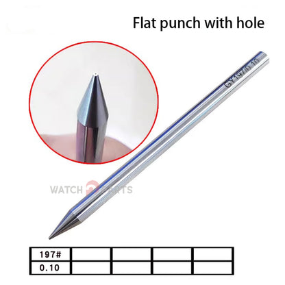 Professional Watchmaker Staking Set–Precision Punch&Anvil Bench Tool Kit for Pressing Hands&Balance Staffs&Gears&Rotor Bearing Screw
