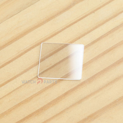 Mira Cristal de zafiro para Cartier Tank MC 3589 Class delantero y estuche Back Watch Glass