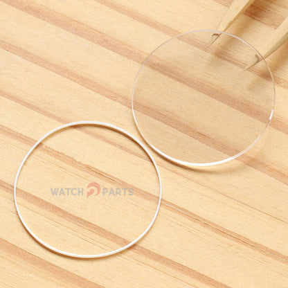 Round Flat Watch Sapphire Crystal&Gasket for Chopard Happy Spirit 207154 32mm Glass