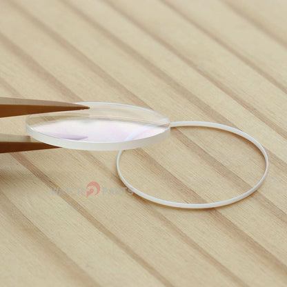 Guarda Sapphire Crystal per Breitling Chronomat GMT A3239810 40mm Glass d'oro