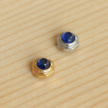 Blue Sapphire Crystal Watch Crown for Cartier Tank MC Small Seconds Man Watch