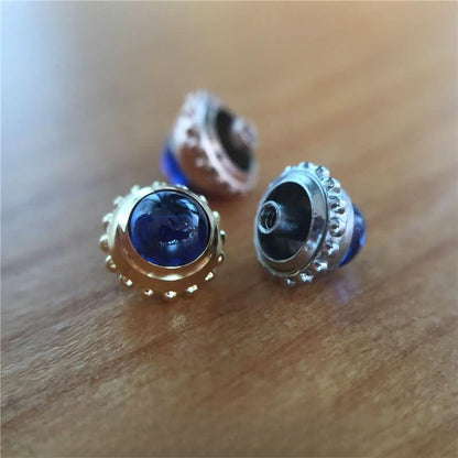 Blue Sapphire Crystal Watch Crown pour Cartier Tank / Ronde Lady's Watch