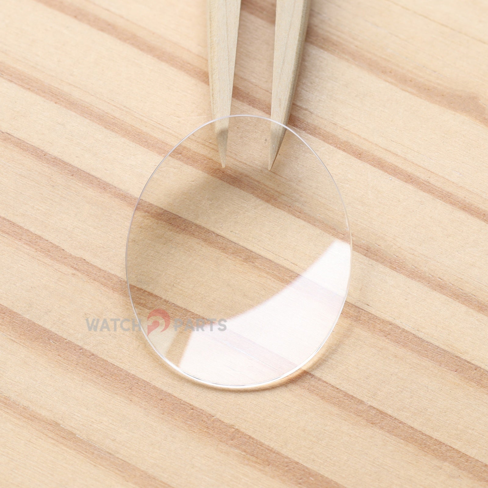 Watch Ellipse Sapphire Crystal for Breguet REINE DE NAPLES 34.3×26.3mm Glass - watch2parts