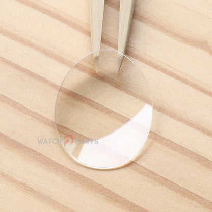 Watch Ellipse Sapphire Crystal for Breguet REINE DE NAPLES 34.3×26.3mm Glass - watch2parts