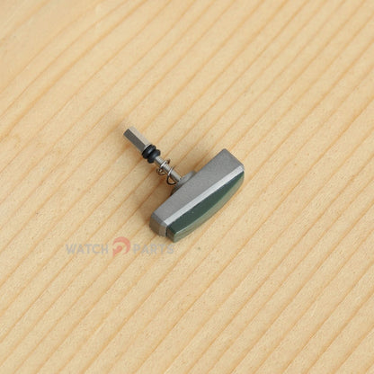 Pulsante push orologio in ceramica verde in titanio per Audemars Piguet Royal Oak Offshore 44mm