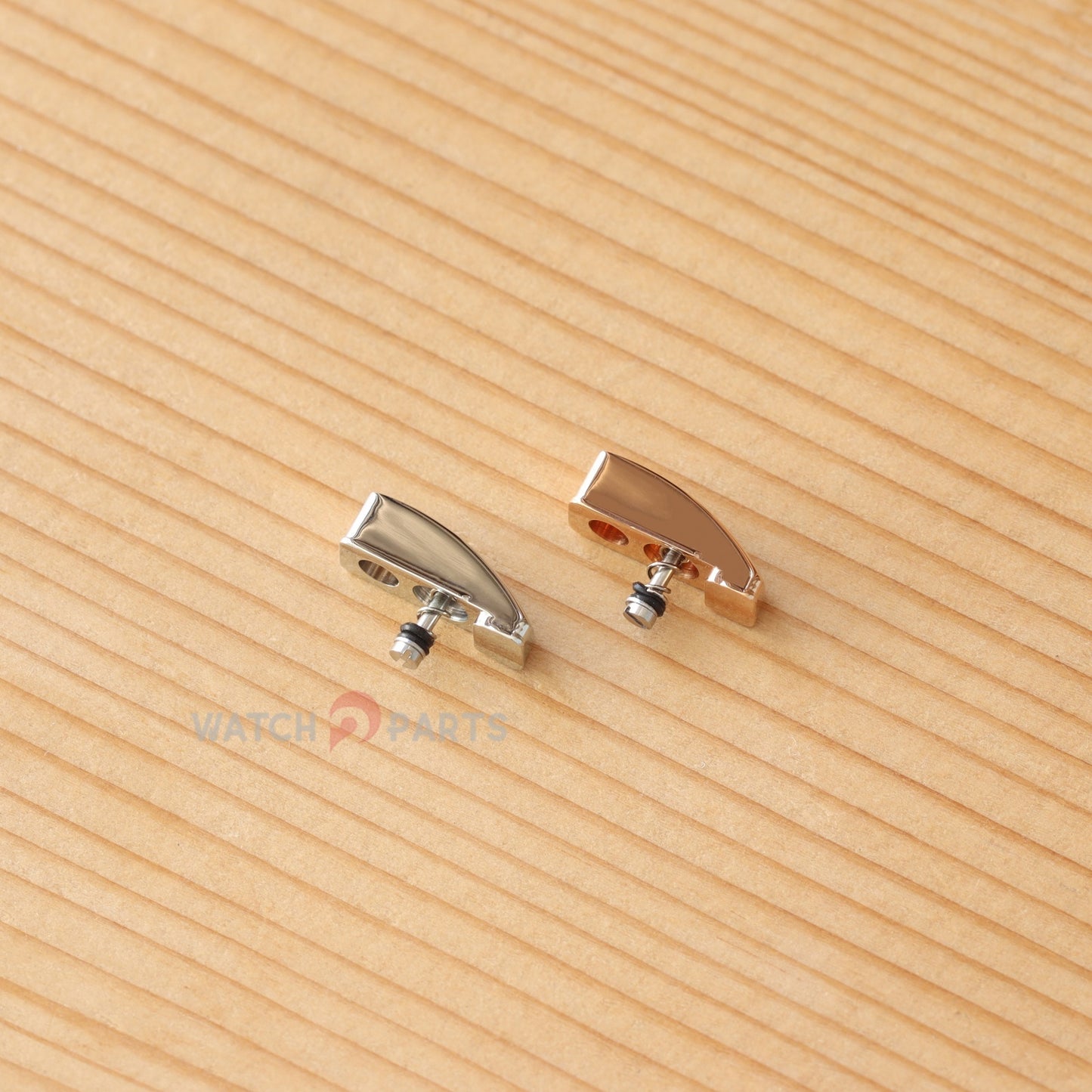 18K Rose Gold/Stainless Steel Watch Pusher for Patek Philippe Aquanaut PP 5164 40.8mm Watch Button