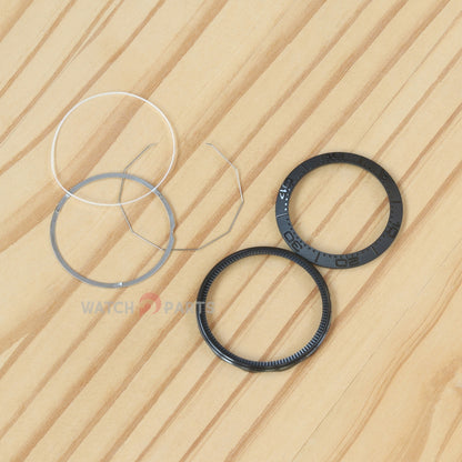 Ceramic Steel Watch Bezel for Omega Seamaster Diver 300 M 210.92.44.20.01 43.5mm Watch Insert