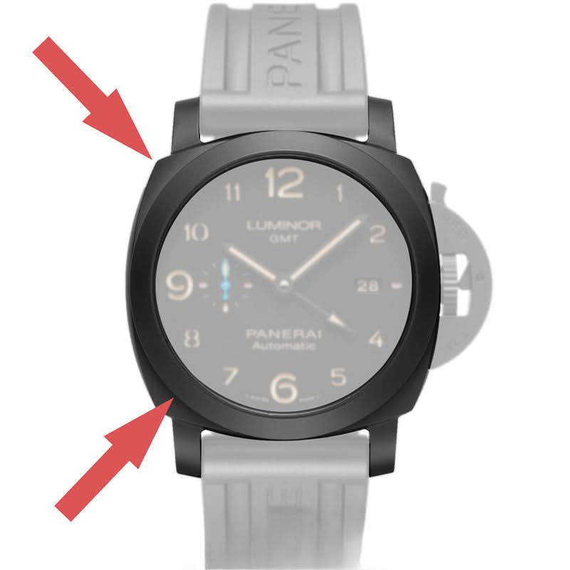 Ersetzen Sie Keramik Uhrenkoffer für Panerai Luminor 1950 PAM00441 CAL.P.9001 Uhr Bewegung