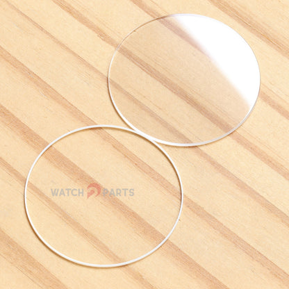 Double Domed Watch Sapphire Crystal&Gasket for Chopard Happy Diamonds 20/7470-20 40mm Glass