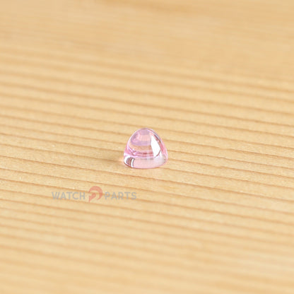 Watch Crown Pink Zircon for Cartier Pasha 2973 27mm Watch Parts