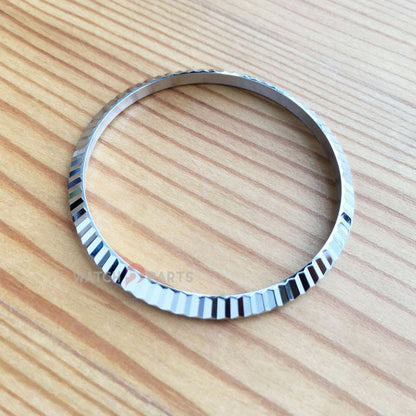 Steel Fluted Ring Bezel for Rolex Datejust 36 16234 16233 Watch