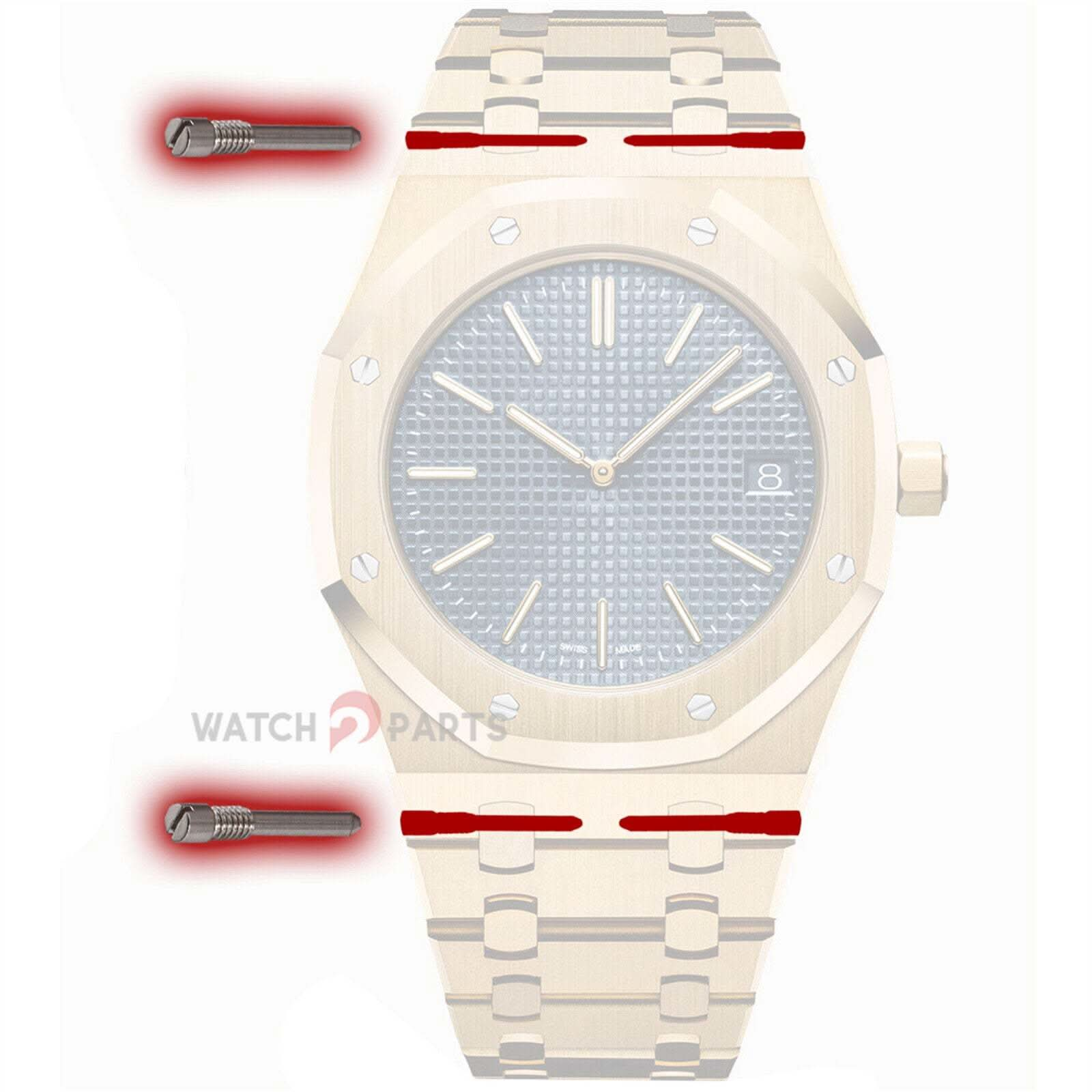 Wachriemenschraubestift für Audemars Piguet 15202 Royal Oak Jumbo 39mm Uhrenband