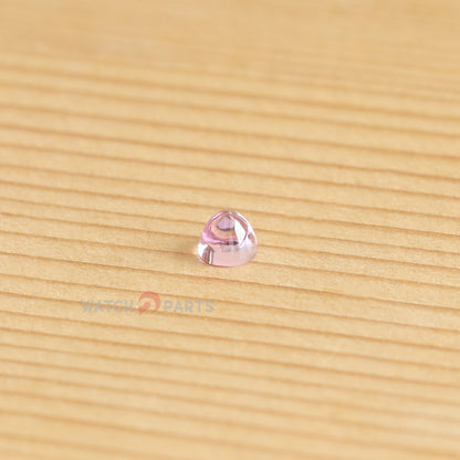 Watch Crown Pink Zircon for Cartier Pasha 2973 27mm Watch Parts