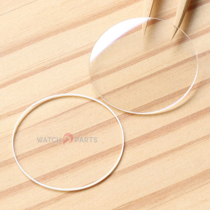 Double Domed Sapphire Crystal&Gasket for Vacheron Constantin VC Retrograde 4010U/4000U 42.5mm Watch Glass