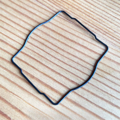 Reloj de goma anillo de anillo de anillo impermeable para un tanque de cartier solo xl 3515 estuche wastth back