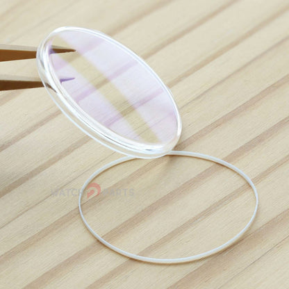 Guarda Sapphire Crystal per Breitling Top Time A23311 41mm Glass d'oro