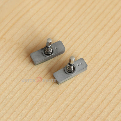 Pulsante push orologio in ceramica verde in titanio per Audemars Piguet Royal Oak Offshore 44mm