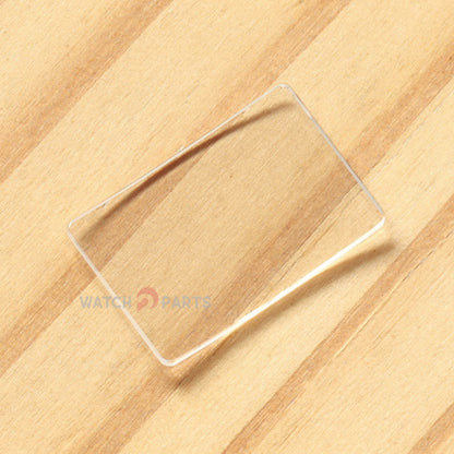 Tonneau Raised Watch Glass for Bvlgari Rettangolo RT45SSD 26x45mm Sapphire Crystal
