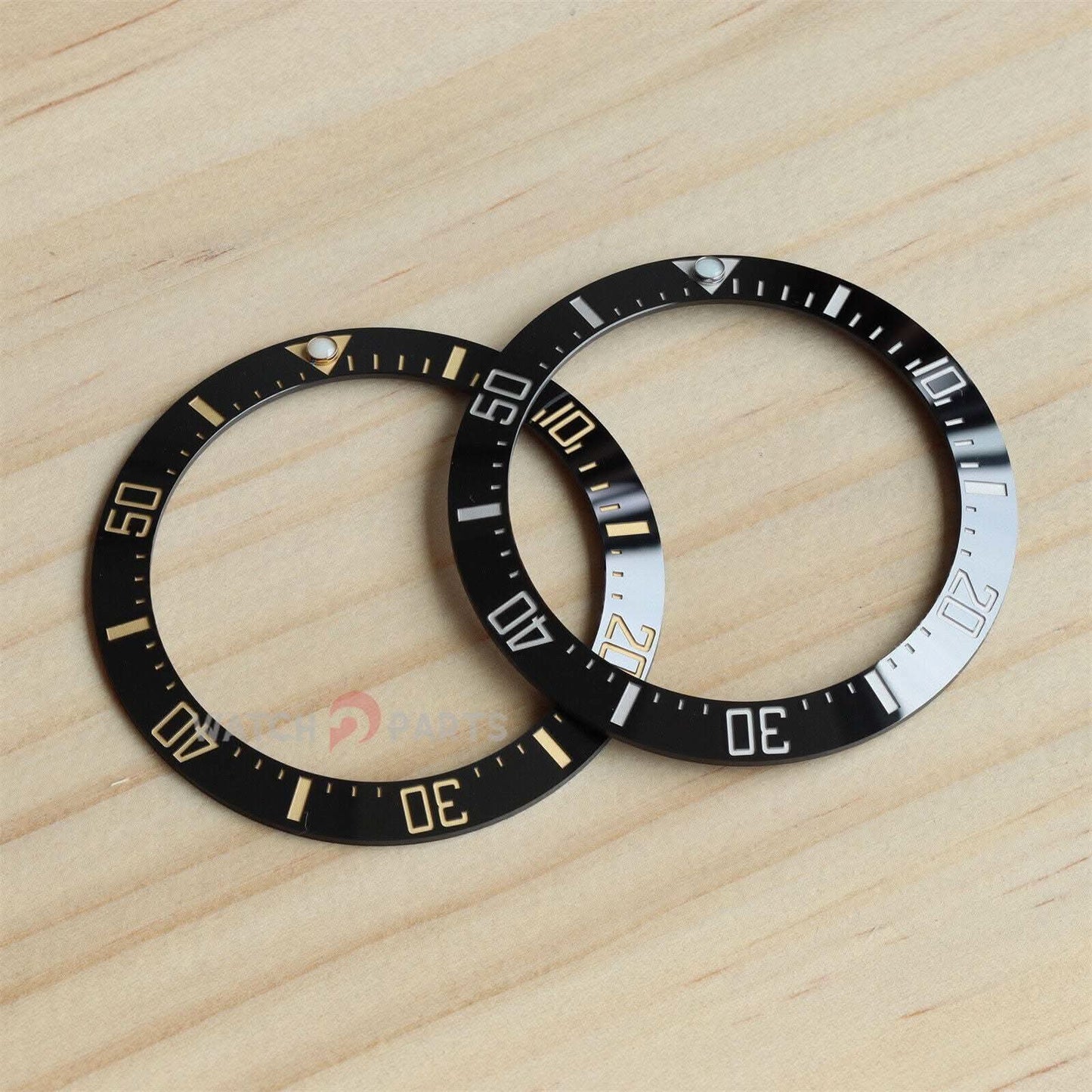 Керамический безель для часов Rolex Sea-Dweller Deepsea 126660 116660, белое золото