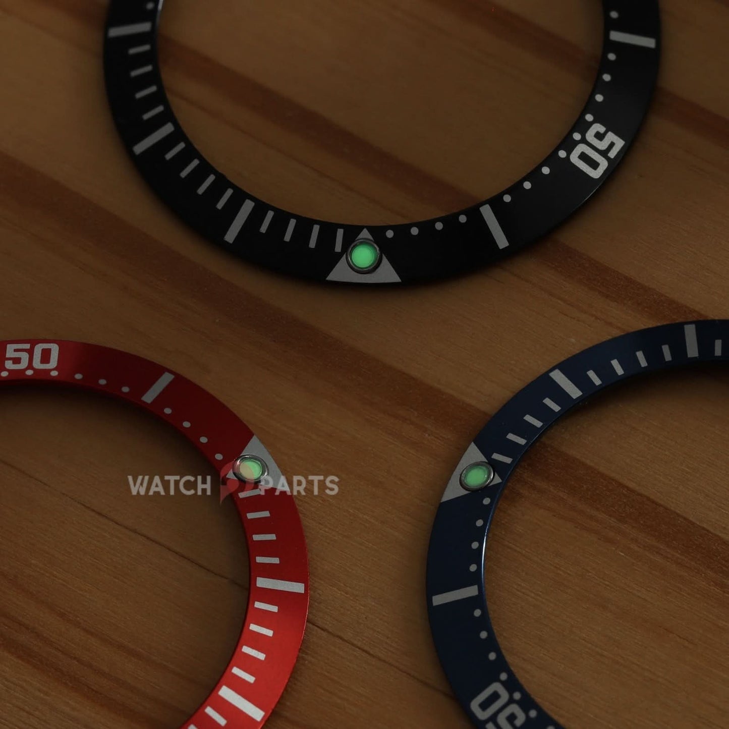 Inserto de bisel de reloj de aluminio para Omega Seamaster 300m 36 mm Reloj