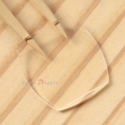 Double-sided AR Coating Tonneau Raised Watch Glass for Bvlgari Assioma AA48C13GLDCH 48mm Sapphire Crystal
