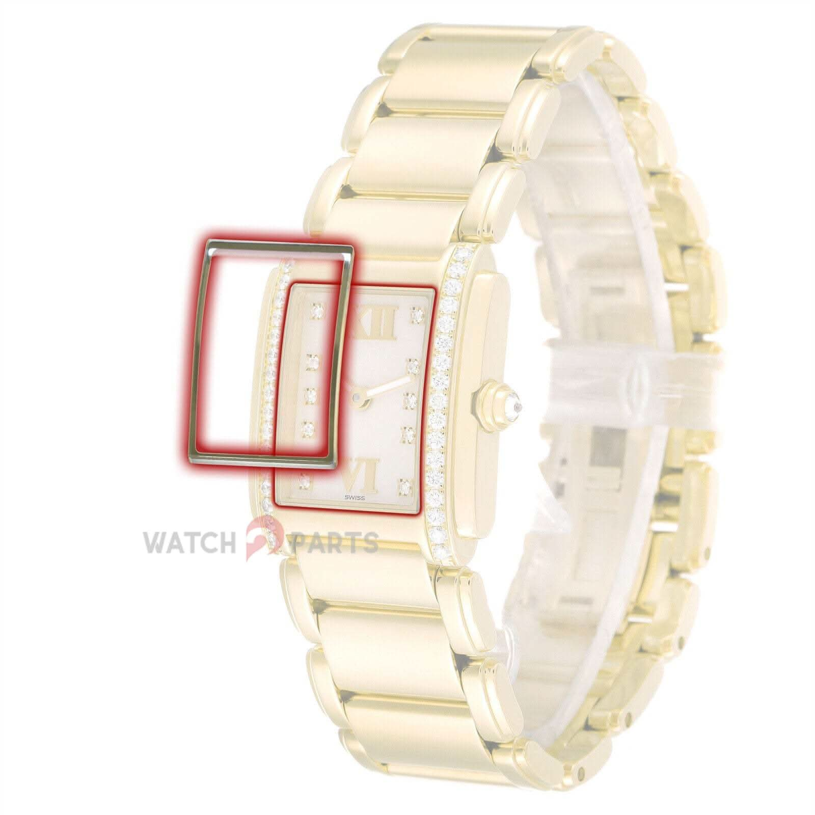 Watch Crystal for Patek Philippe 4908 Twenty~4  Arched Rectangle Sapphire Glass