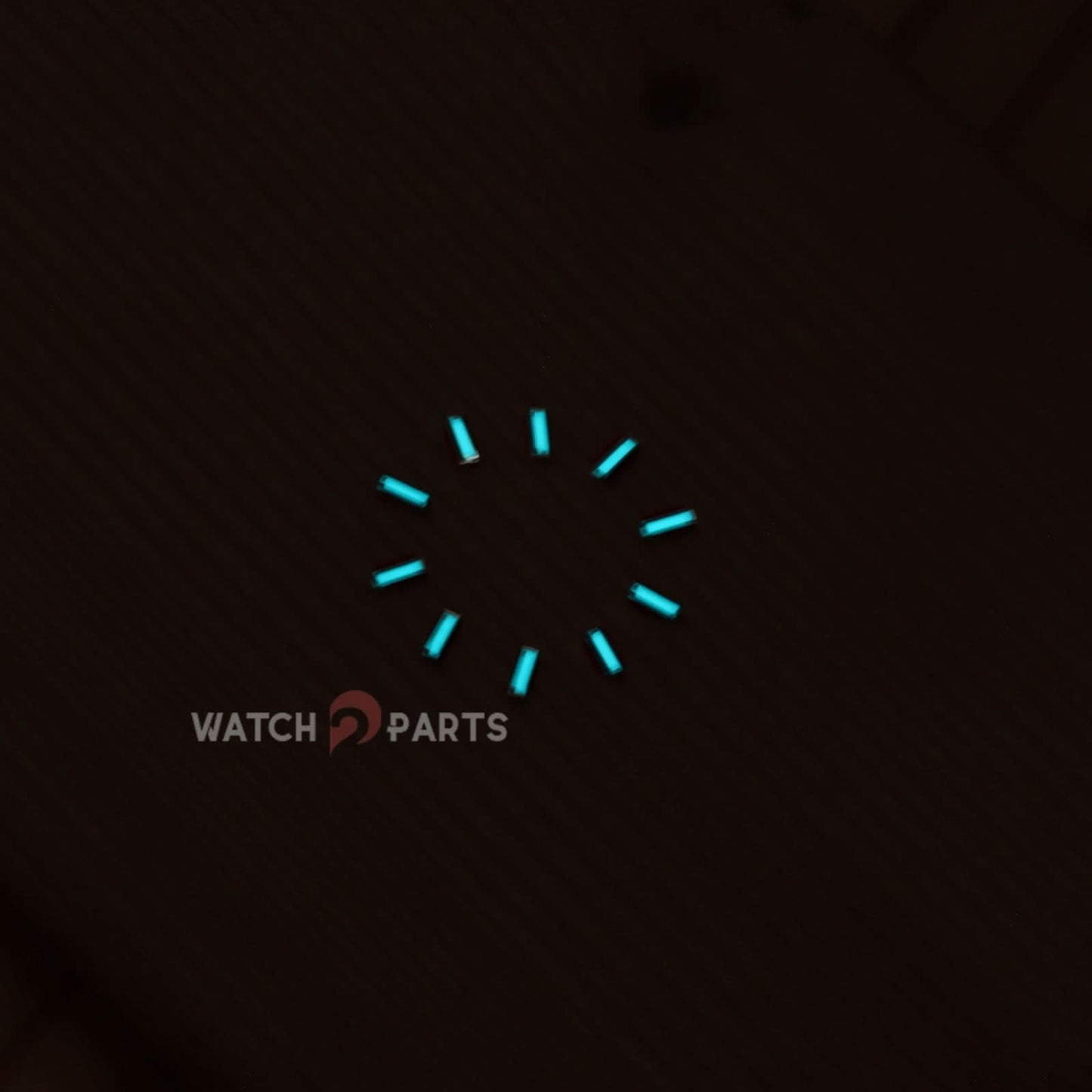 Watch Dial Luminous Hour Marker for Rolex Datejust 41 Green Blue Luminous Numerals Bars Indexes Rectangles Indices