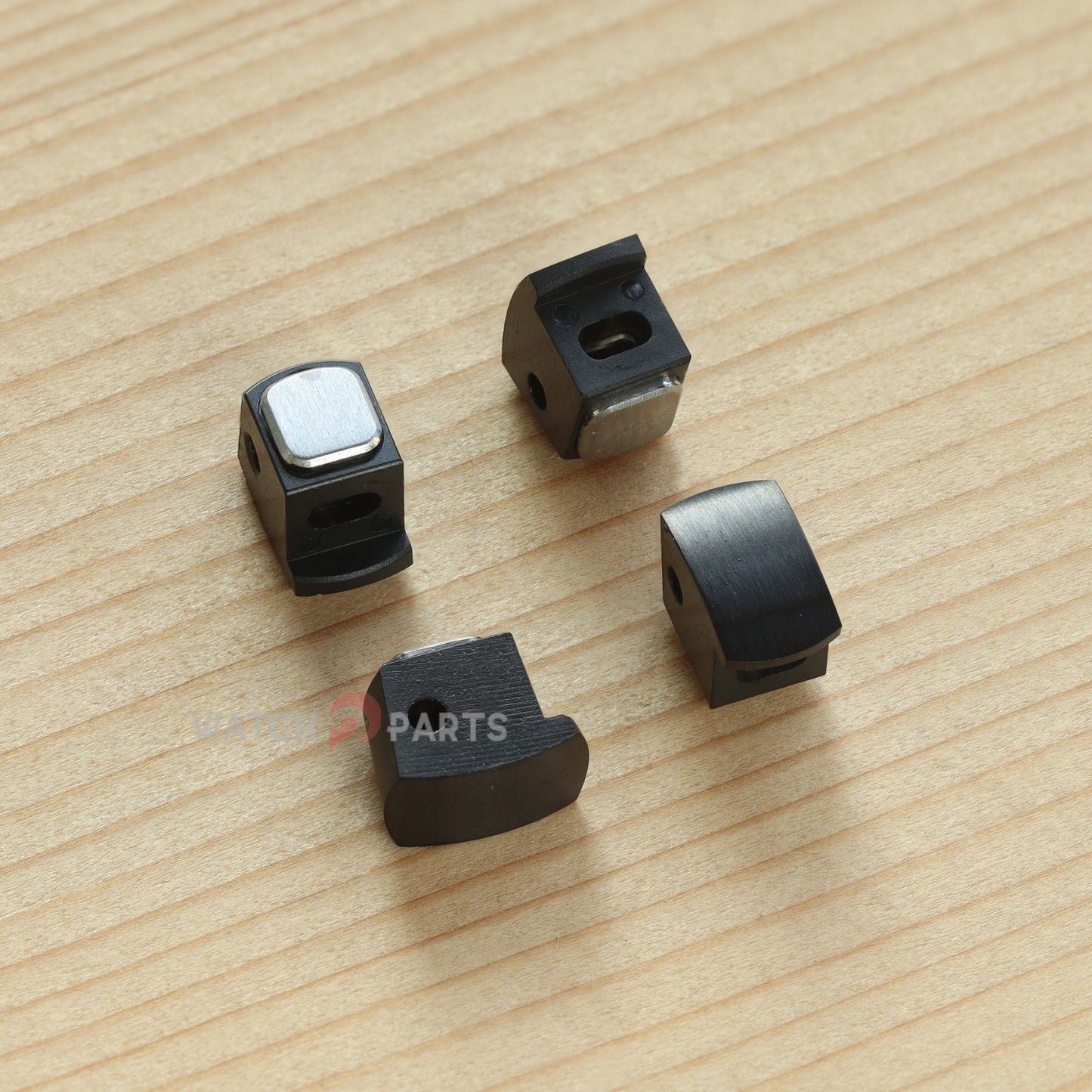 Watch Strap Quick Release Component for Audemars Piguet Royal Oak Offshore 42/43mm 15720 26420 Black Interchangeable Strap System Leather Rubber Band