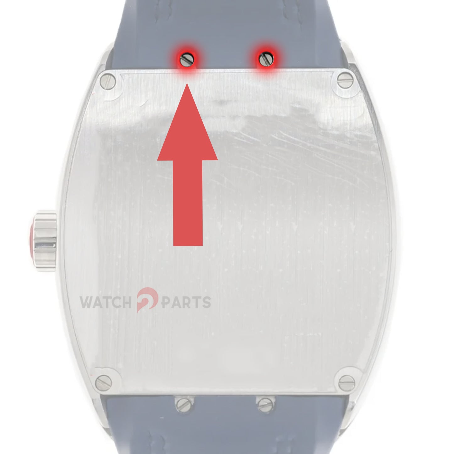 Watch Case Back Cover Screw for Franck Muller FM V45 Men's Collection Vanguard Watch