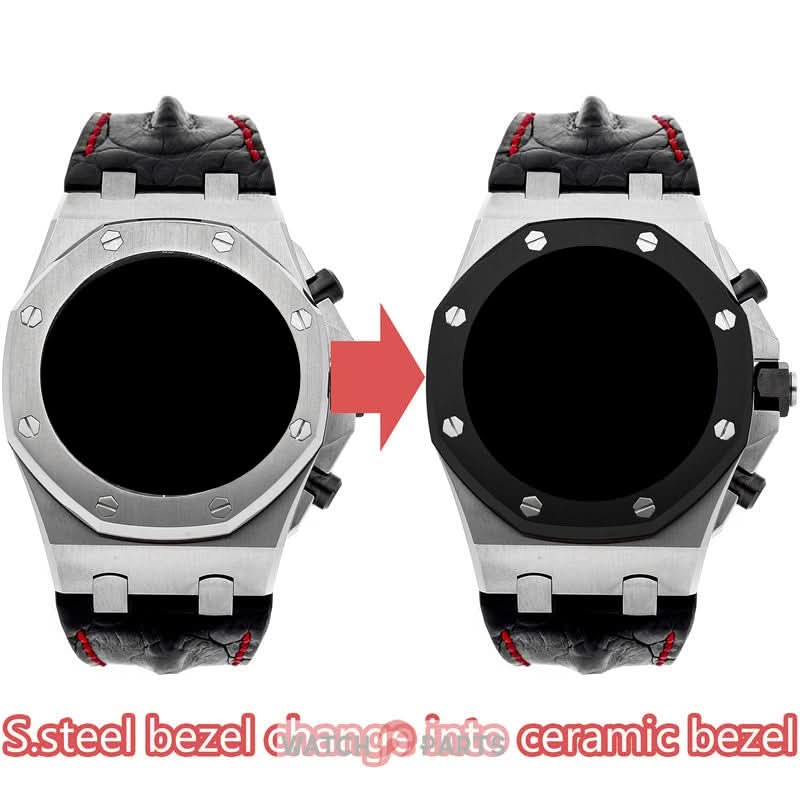 Für AP Audemars Piguet Royal Oak Offshore 42 -mm Chronograph Uhr 26470st Edelstahl Lünetten verwandeln sich in die Keramikblende