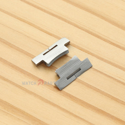 Steel 24.14mm Watch Leather Strap Insert for IWC 3538 Aquatimer Automatic 2000 42mm Watch Band Link