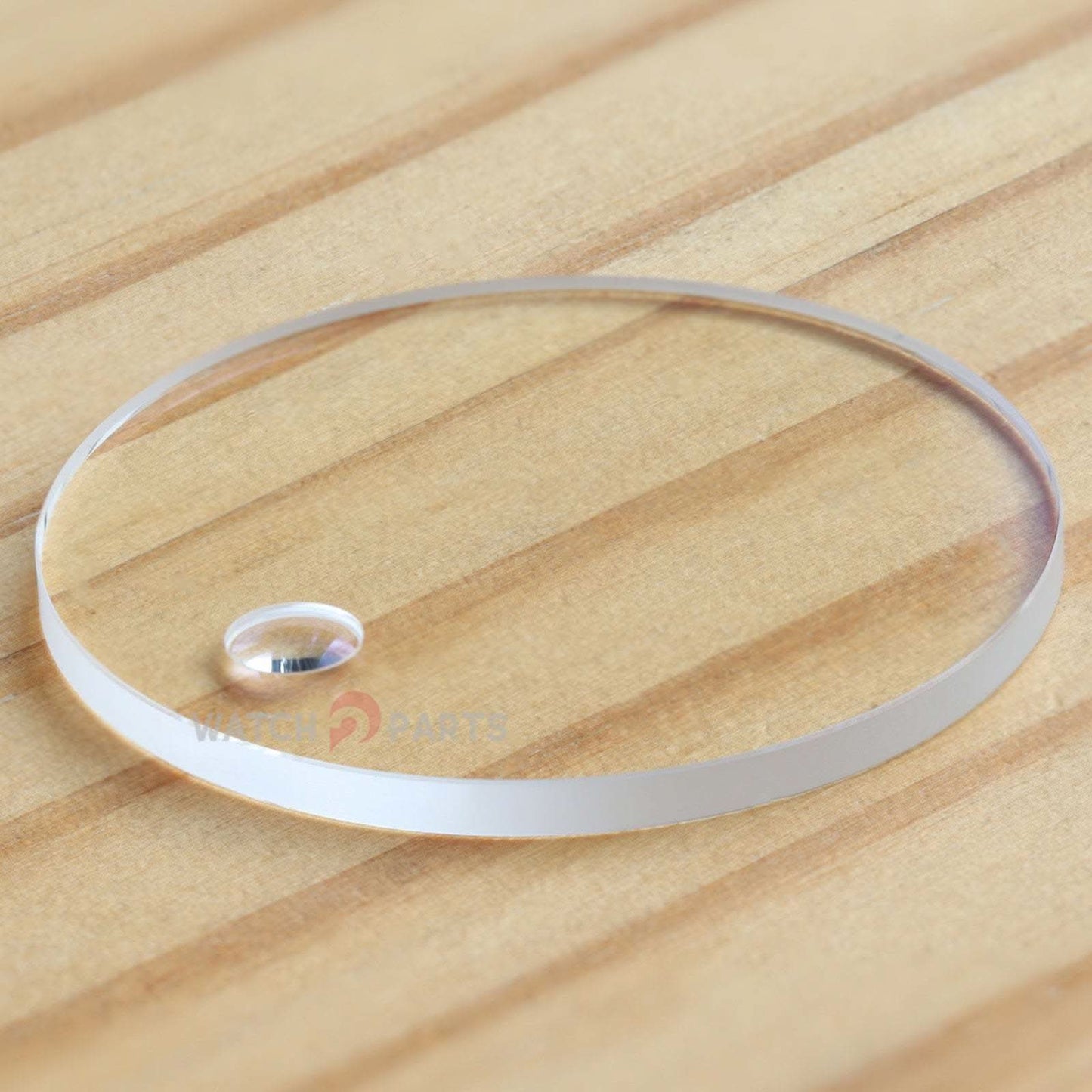 Mira Cristal de zafiro para Ulysse Nardin Marine Blue Seal UN 356-68 RELOJ