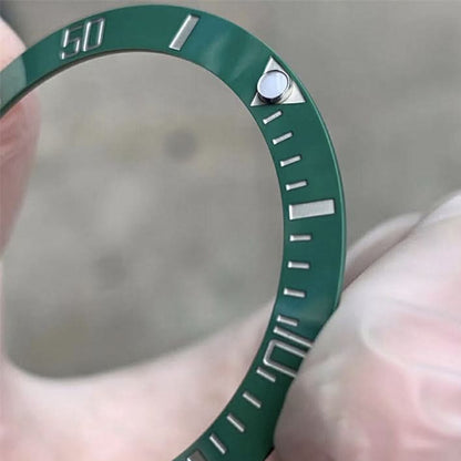 Luminous Ceramic Watch Bezel Inserts for Rolex Submariner 116610 Watch(Carve Letter)