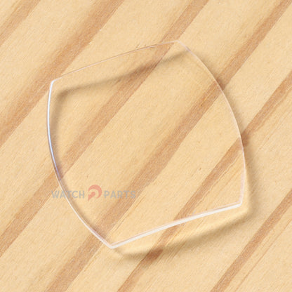 Double-sided AR Coating Tonneau Raised Watch Glass for Bvlgari Assioma AA48C13GLDCH 48mm Sapphire Crystal