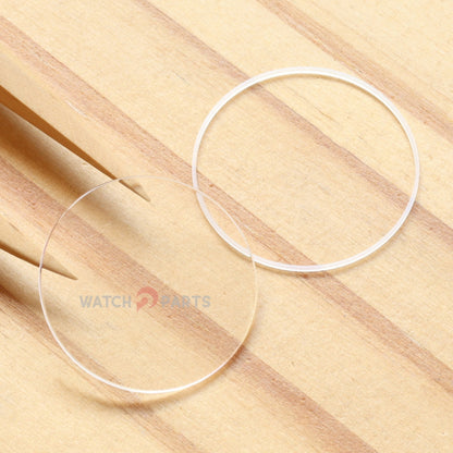 AR Coating Round Flat Watch Sapphire Crystal&Gasket for Bvlgari BBL26W/BB26W/BB26C/BB26S/BBP26S/BB26G/BB26B/BBLP26 26mm Glass