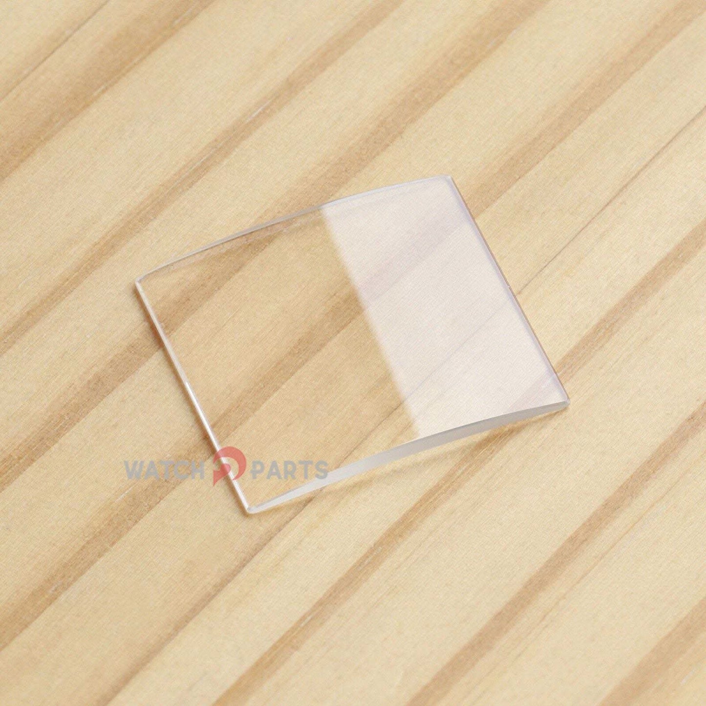 Mira Cristal de zafiro para Cartier Tank MC 3589 Class delantero y estuche Back Watch Glass