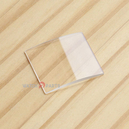 Mira Cristal de zafiro para Cartier Tank MC 3589 Class delantero y estuche Back Watch Glass