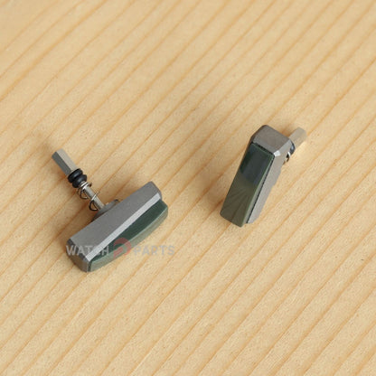 Pulsante push orologio in ceramica verde in titanio per Audemars Piguet Royal Oak Offshore 44mm