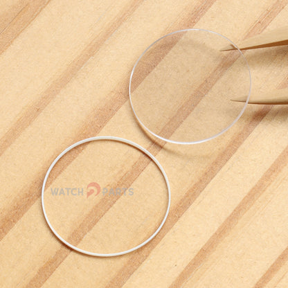 Round Flat Watch Sapphire Crystal&Gasket for Chopard Happy Sport 278291 32mm Glass