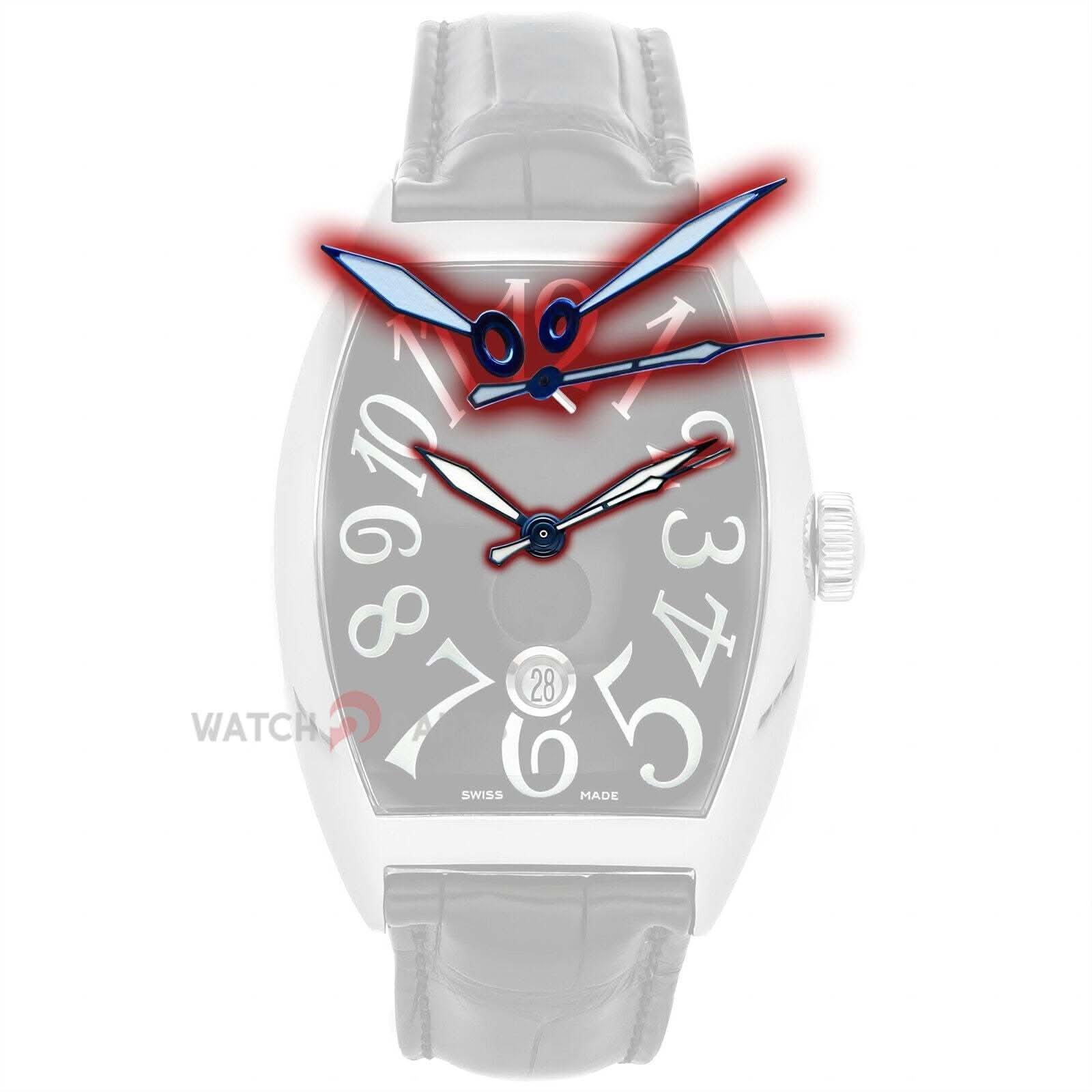 Wachkrümmte Hände für Franck Muller Casablanca FM8880 C DT FM280 Bewegung