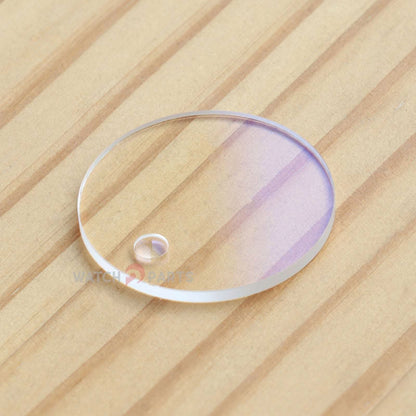 Mira Cristal de zafiro para Ulysse Nardin Marine Blue Seal UN 356-68 RELOJ