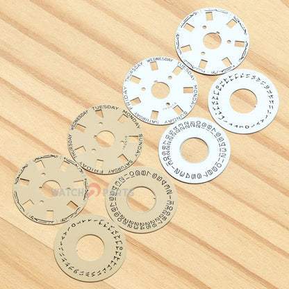 Day/Date Wheel Disc for Rolex Caliber 3055 Watch Calendar